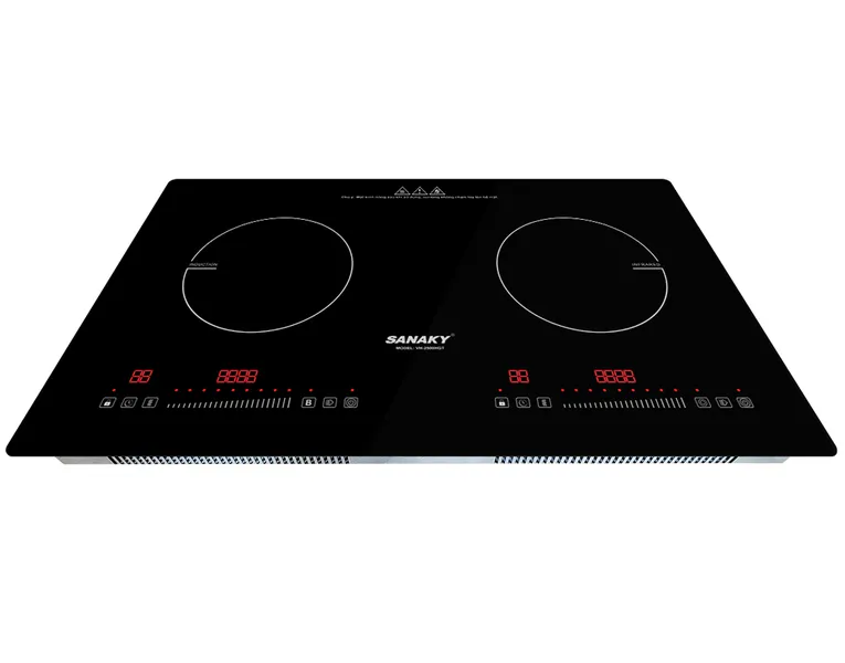 Bếp Đôi Điện Từ Và Hồng Ngoại Sanaky VH-2500HGT