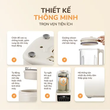 Máy Làm Sữa Hạt Unie UCB15 1.5 Lít 16