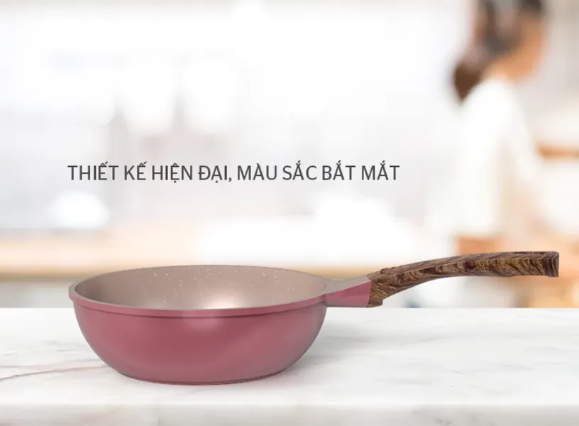 Chảo Sâu Siêu Bền Đá Dura Pro Sunhouse DP24MP