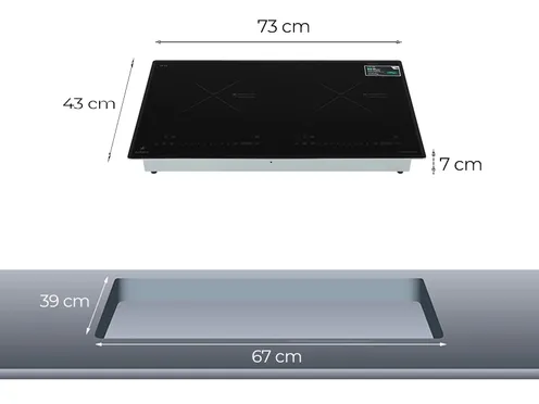 Bếp Từ Đôi Lắp Âm Pramie PRTH-2203 5