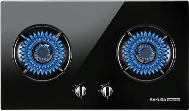 Bếp gas âm đôi Sakura SG-2665GB 1