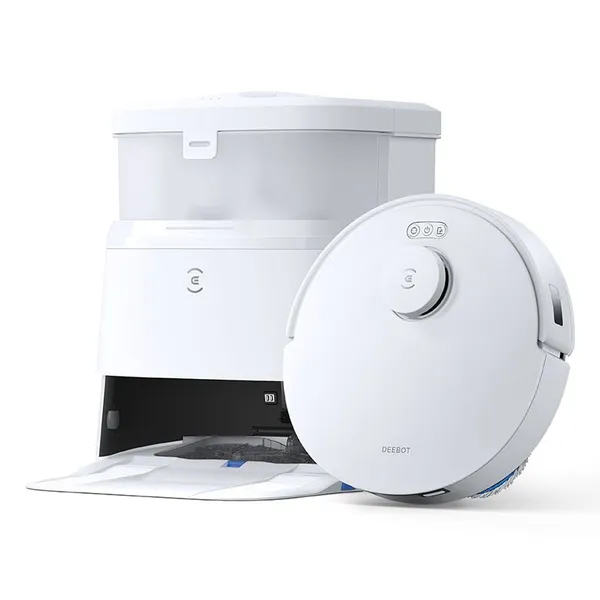 Robot Hút Bụi Thông Minh Ecovacs T30e Pro Omni Màu Trắng
