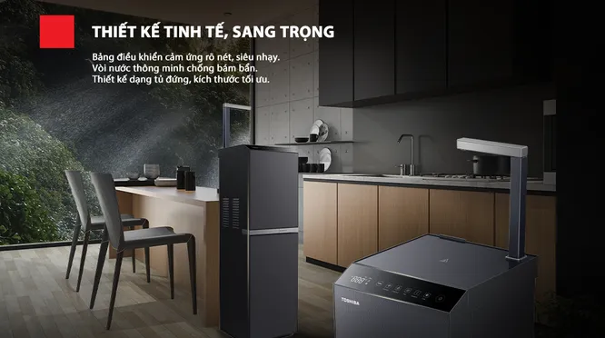 Máy Lọc Nước RO Nóng Nguội Lạnh Toshiba TWP-W2396SVN(M) 10 Lõi 20