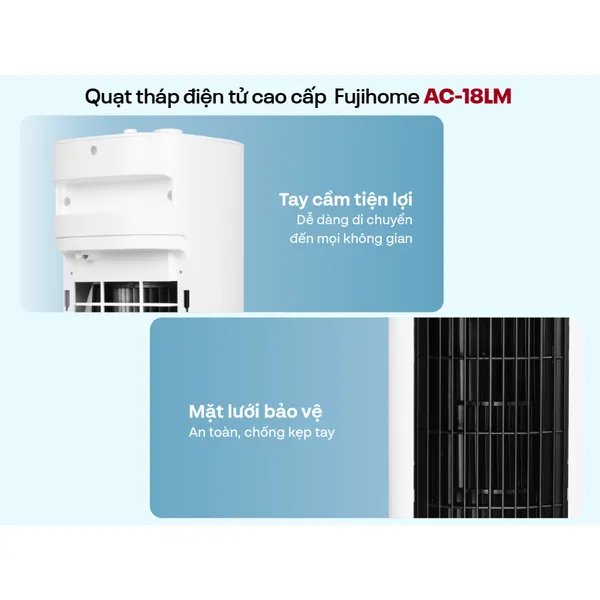 Quạt Tháp Hơi Nước Fujihome AC-18LM 43W