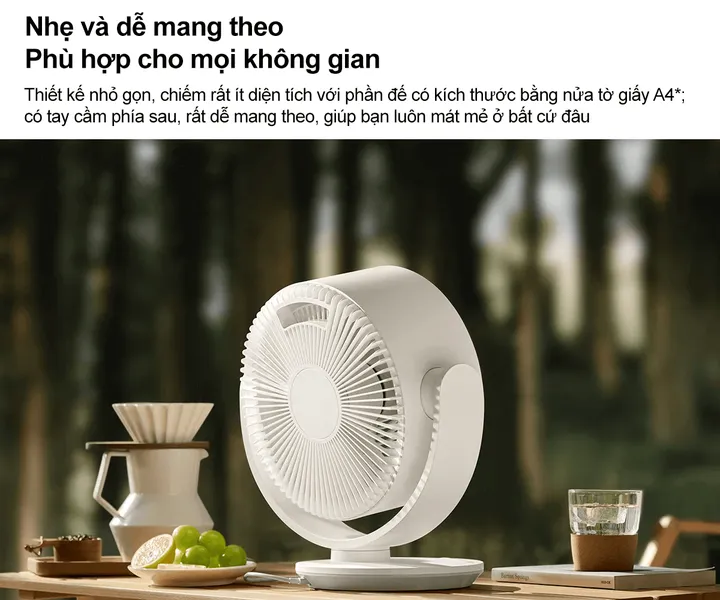 Quạt Tuần Hoàn Để Bàn Xiaomi Smart Desktop Air Circulation Fan EU (BHR9872EU)