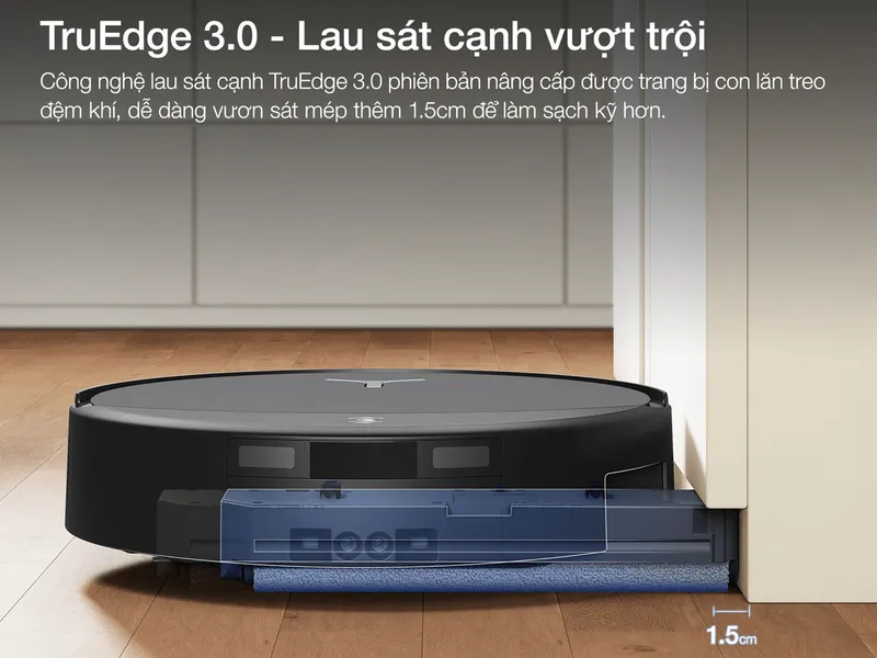 Robot Hút Bụi Thông Minh Ecovacs T90 PRO OMNI Màu Đen
