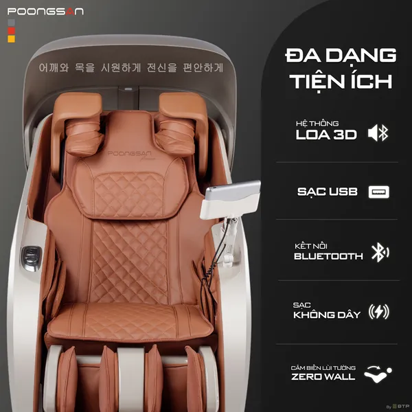 Ghế Massage Cao Cấp Poongsan MCP-906