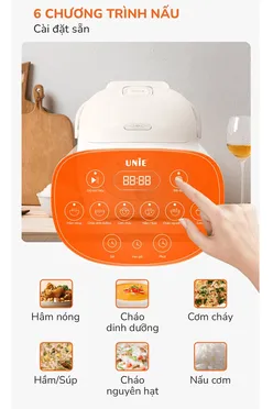 Nồi Cơm Điện Tử Unie URC815 1.5 Lít 10