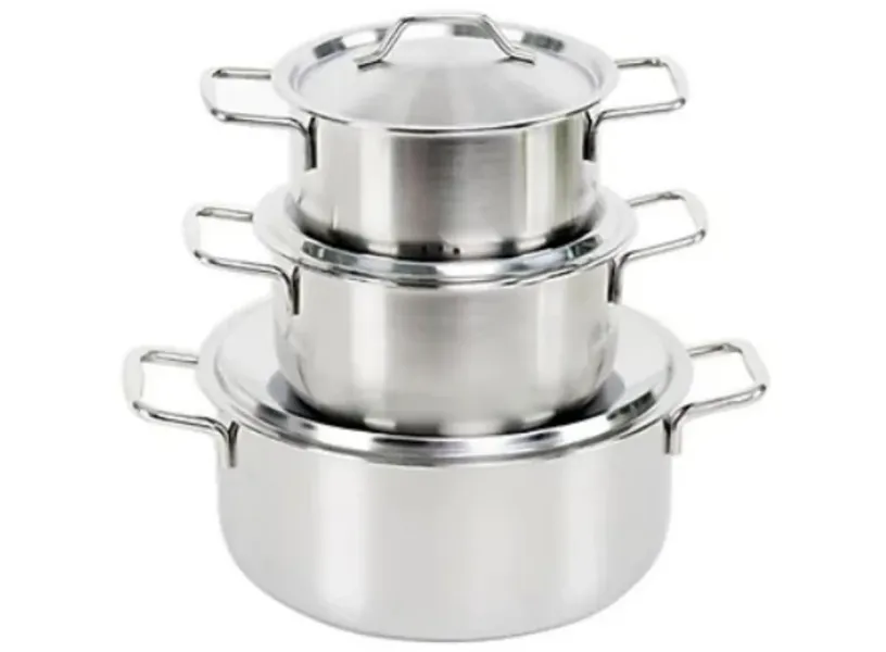 Bộ 3 Nồi Inox 1 Đáy Rainy RN06TTY