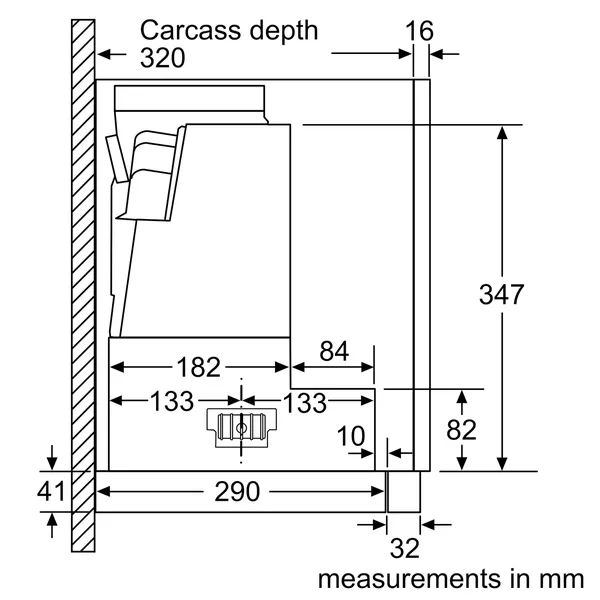 Máy Hút Mùi Âm Tủ Bosch DFS067K51 Series 8
