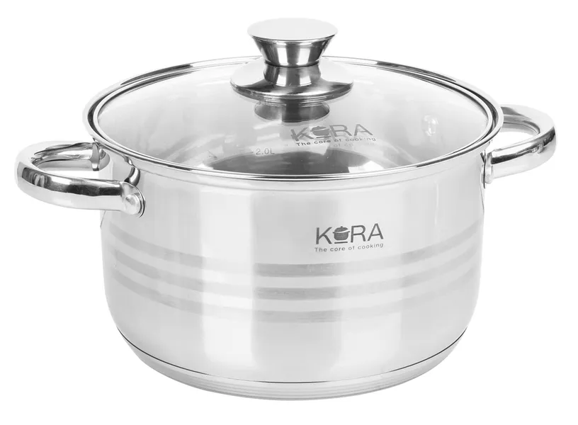 Bộ Nồi Chảo 5 đáy Inox Cao Cấp Kora GCS251