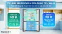 Tủ Lạnh Samsung Multidoor 488 Lít RF48A4000B4/SV