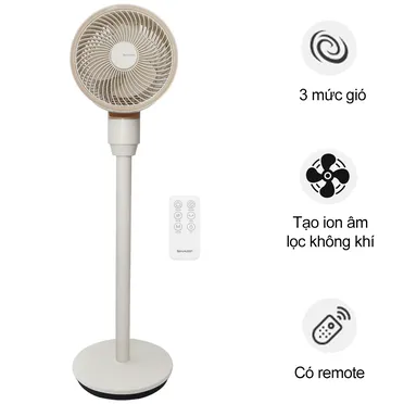 Quạt Tuần Hoàn Có Remote Sharp PJ-CD603V-C 24W