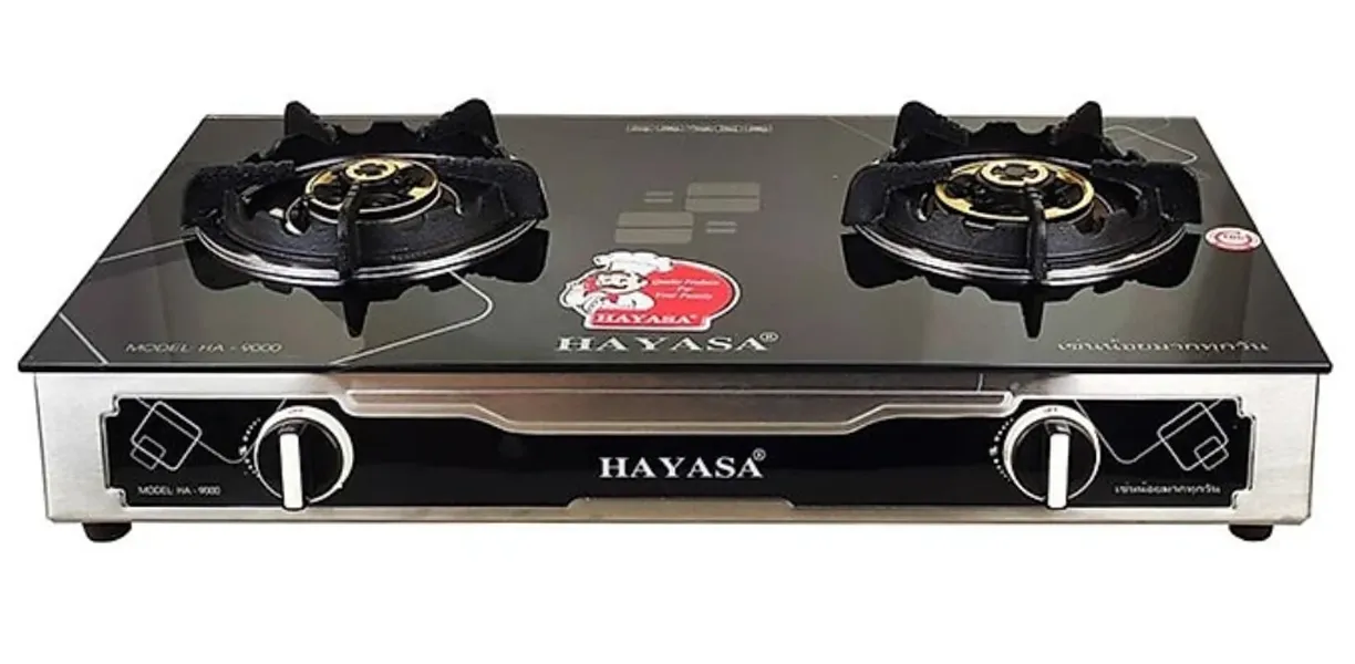 Bếp Gas Đôi Dương Kính Hayasa HA-9000