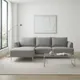 Sofa L (Góc Phải) Lion F1191 Xám Nhạt