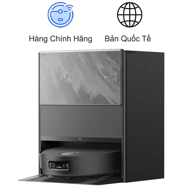 Robot Hút Bụi Lau Nhà Dreame Aqua 10 Pro Track - Đen