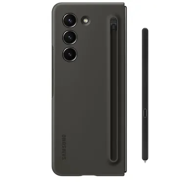 Ốp Lưng Kèm S Pen Galaxy Z Fold5-Xám Chì 2