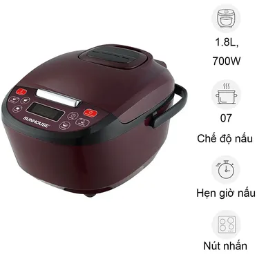 Nồi Cơm Điện Sunhouse SHD8909 1.8 Lít