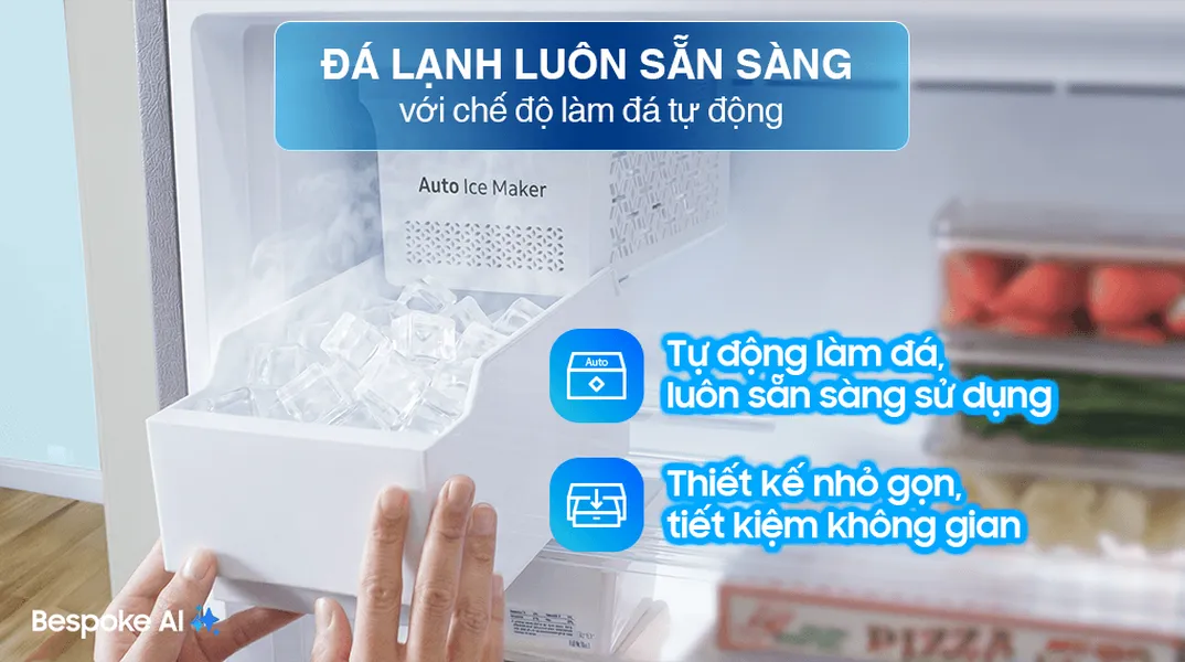 Tủ Lạnh Samsung Bespoke Inverter 406 Lít RT42CB6784C3SV