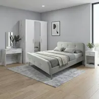 Bộ Phòng Ngủ Giường Vải Camilla NS12075-B 1M8