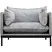 Sofa 1 Chỗ Joella S-005 Xám