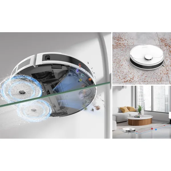 Robot Hút Bụi Lau Nhà 8 Trong 1 Shimono LS68W Max
