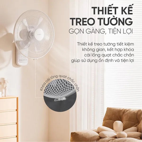 Quạt Treo Tường Magic Eco A-259 60W