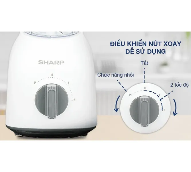 Máy Xay Sinh Tố Sharp EM-S154PV-WH