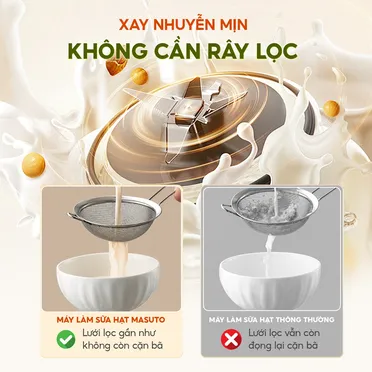 Máy Làm Sữa Hạt Masuto MSLOVESMART 9