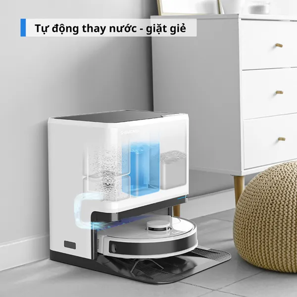 Robot Hút Bụi Lau Nhà 8 Trong 1 Shimono LS68W Max