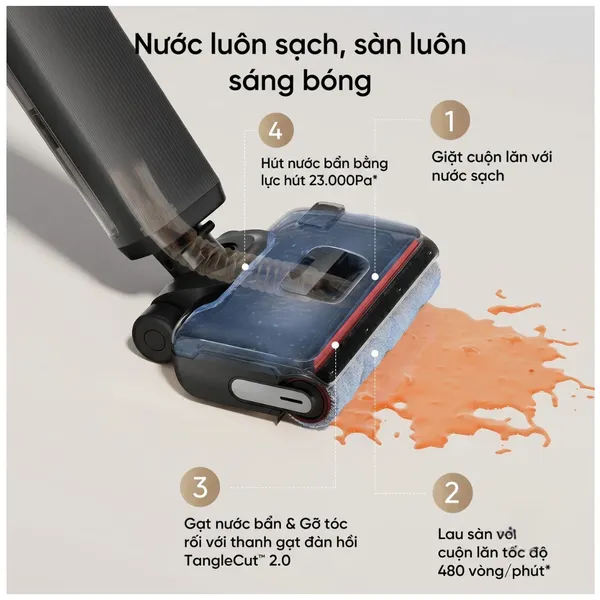 Máy Hút Bụi Lau Nhà Dreame H16 GT