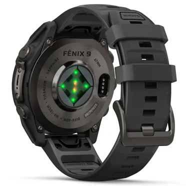 Đồng Hồ Thông Minh Garmin fenix 9 47mm Viền Titanium Carbon Dây Silicone 2